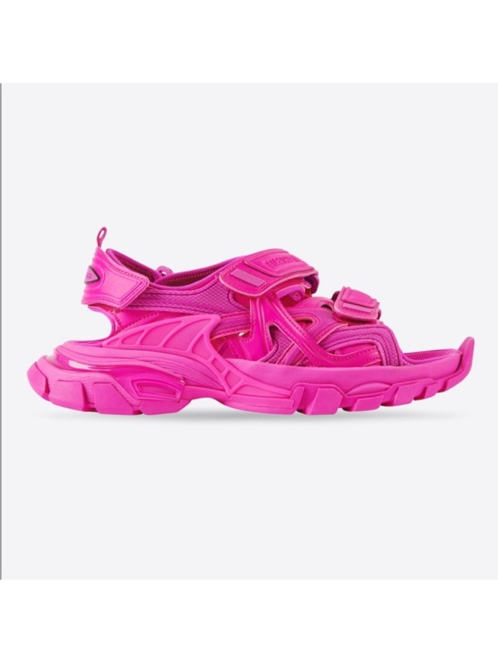 Balenciaga Track Sandals Pink/Fuchsia Size 36 (US 6) RUNS LIKE A 7